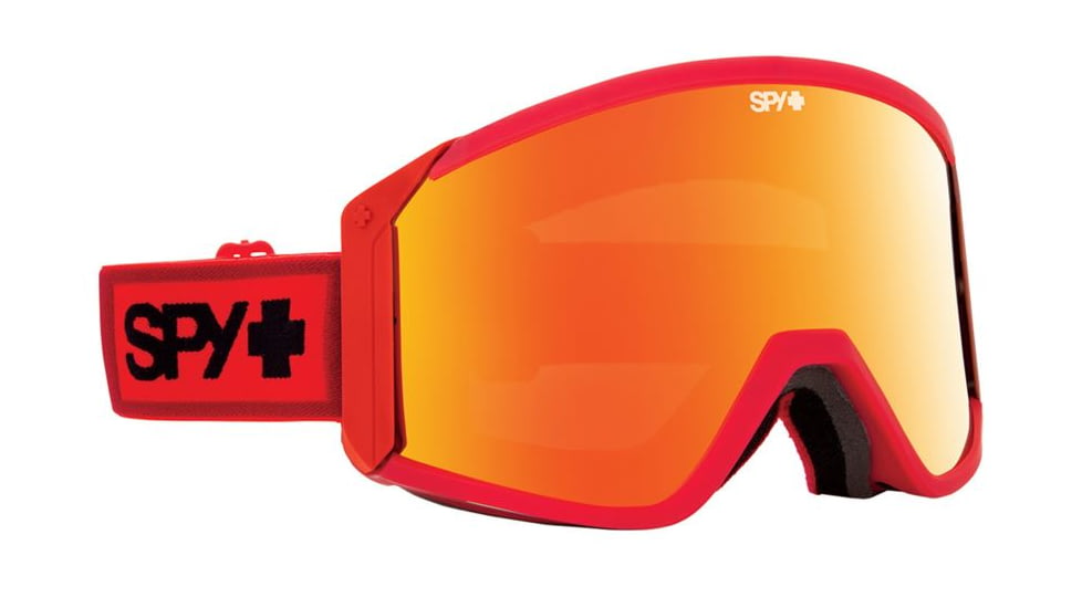 Spy Optic Raider Ski Goggles - Elemental RedFrame, Bronze W/ Red Spectra &amp; Persimmon Lens, 313074196406