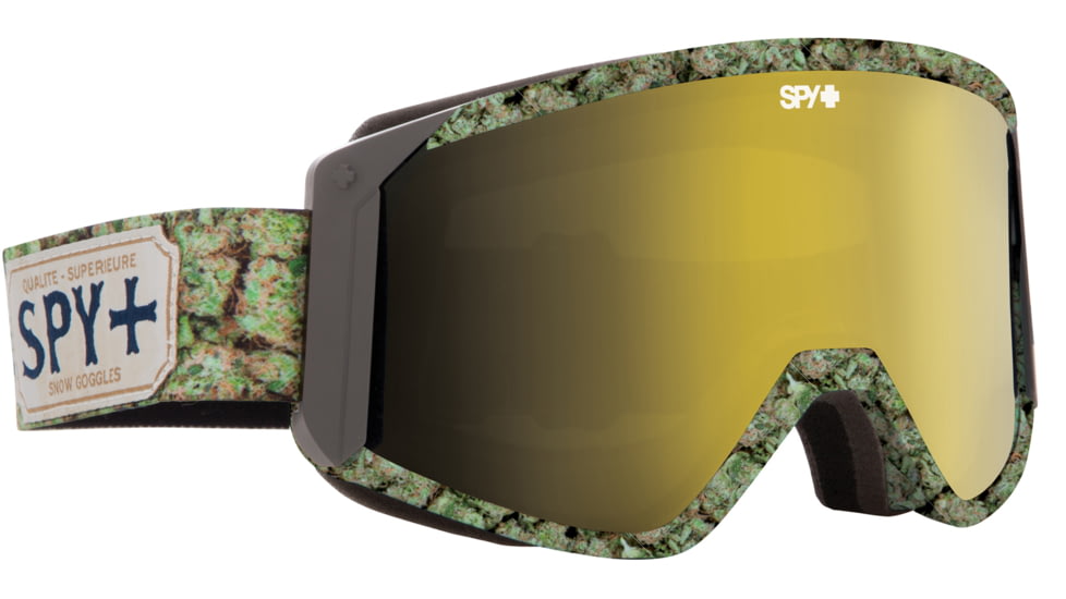 Spy Optic Raider Snow Goggles - Cali Kush Frame and Bronze W/Gold Mirror +Yellow Lens 313074836836