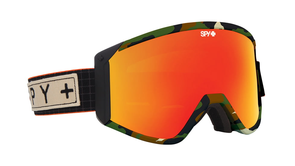 Spy Optic Raider Snow Goggles - Spy + Darell Mathes Frame - Bronze w/Red Spectra Persimmon Lens 313074967951