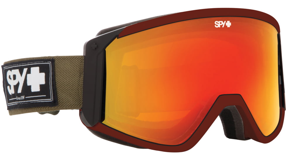 Spy Optic Raider Snow Goggles - Outdoor Revival Frame and Bronze W/ Red Spectra +Persimmon Lens 313074731966