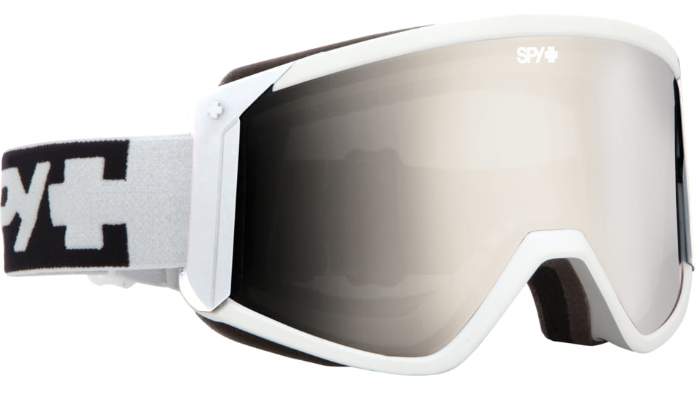 Spy Optic Raider Snow Goggles - White Frame and Bronze W/Silver Mirror +Persimmon Lens 313074632983