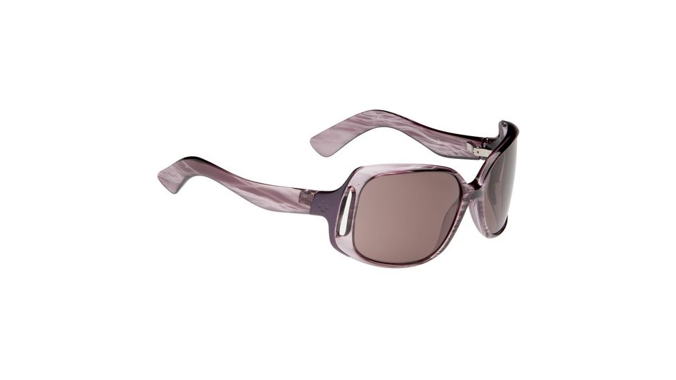 670622317129 Shiny Purple Stripe Tortoise frame, Gray lenses