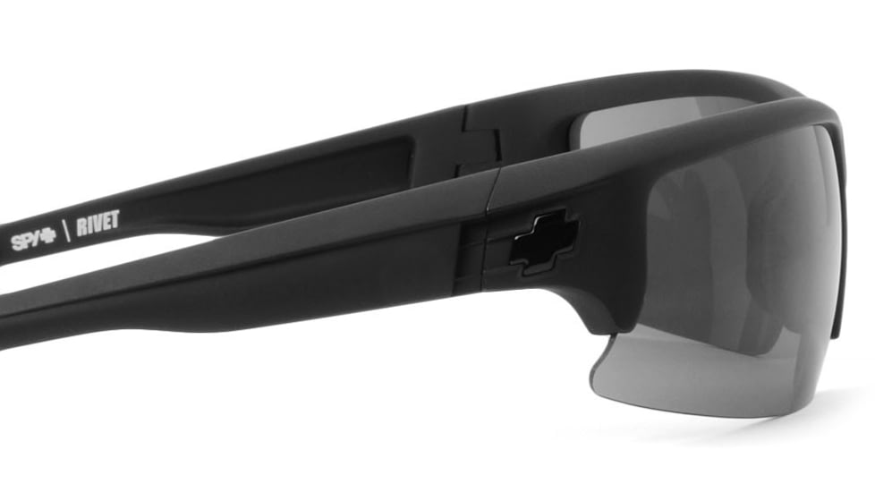 Spy Optic Rivet Sunglasses w/ Matte Black Frame &amp; Grey Lens