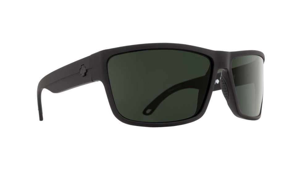 Spy Optic Rocky Single Vision Prescription Sunglasses, Matte Black Frame - 673248374863SV