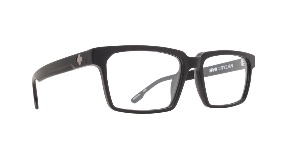 Spy Optic Rylan Single Vision Prescription Eyeglasses, Matte Black Frame-SRX00125SV