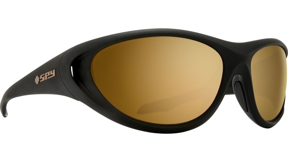 Spy Optic Scoop 2 Bifocal Prescription Sunglasses, 25 Anniv Matte Black Gold Frame, 6700000000020BI