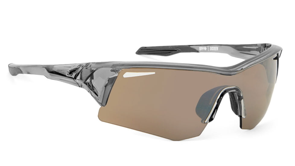 Spy Optic Screw Sunglasses w/ Clear Smoke &amp; Bronze Black Mirror Lens