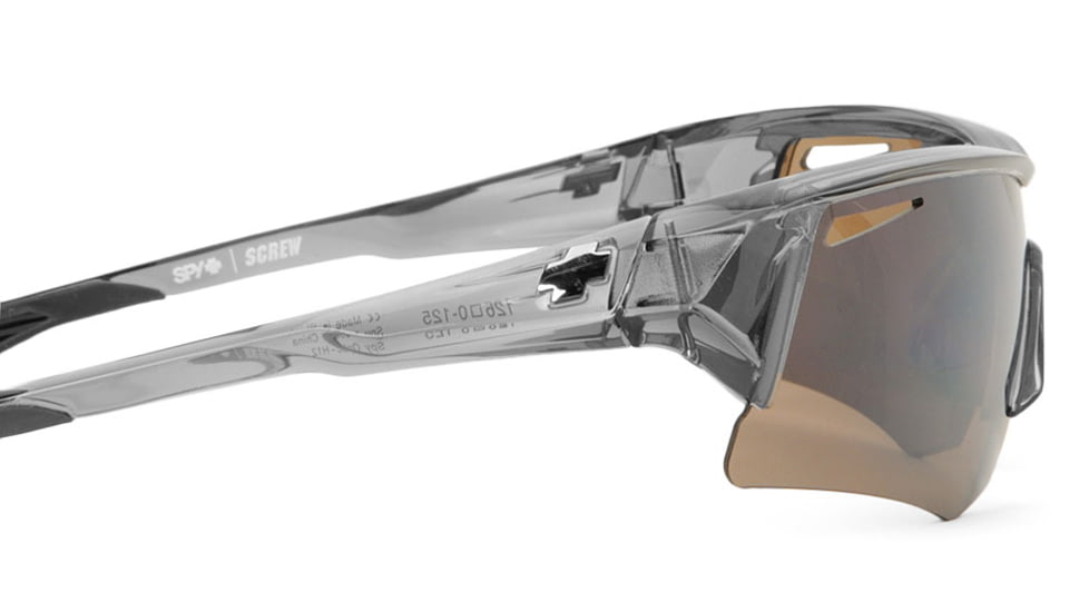 Spy Optic Screw Sunglasses w/ Clear Smoke &amp; Bronze Black Mirror Lens
