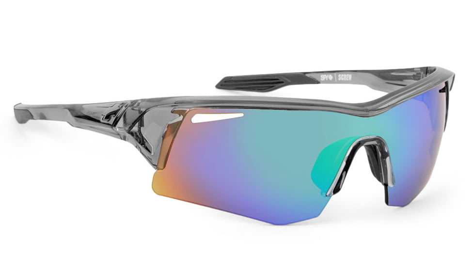 Spy Optic Screw Sunglasses w/ Clear Smoke Frame &amp; Bronze Green Spectra Lens