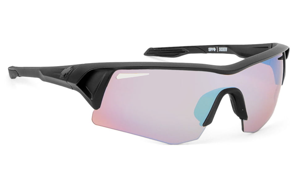 Spy Optic Screw Sunglasses Commando Kit w/ Matte Black Frame &amp; Rose Contact Lens