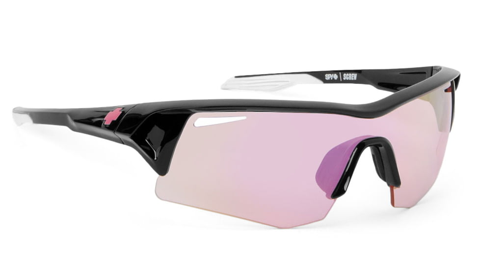 Spy Optic Screw Sunglasses w/ Spy + Keep A Breast Frame &amp; Pink Spectra Lens