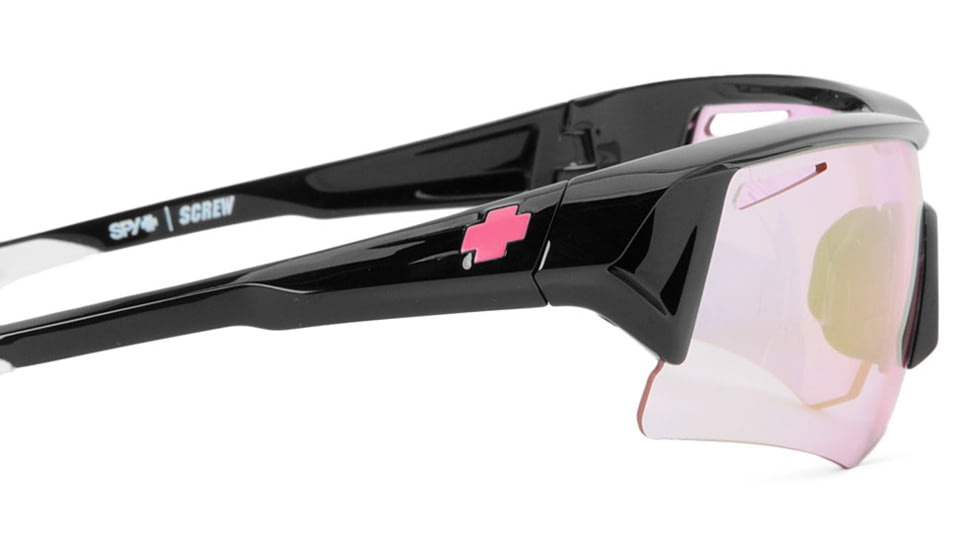 Spy Optic Screw Sunglasses w/ Spy + Keep A Breast Frame &amp; Pink Spectra Lens