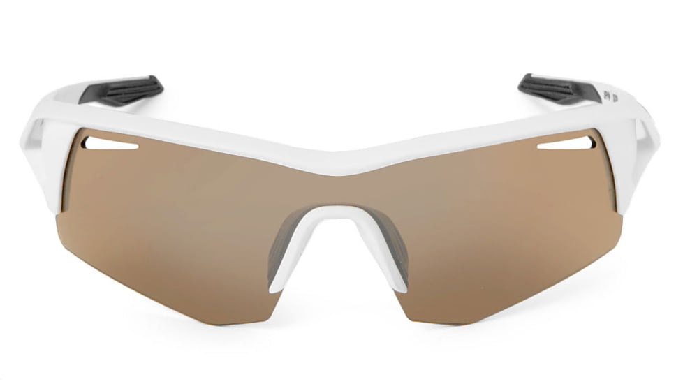 Spy Optic Screw Sunglasses w/ Matte White Frame &amp; Bronze Black Mirror Lens