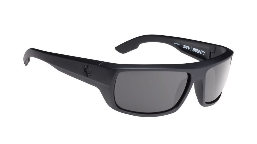 Spy Optic Bounty Sunglasses, Ansi Matte Black Frame, Gray Lens 673017243129