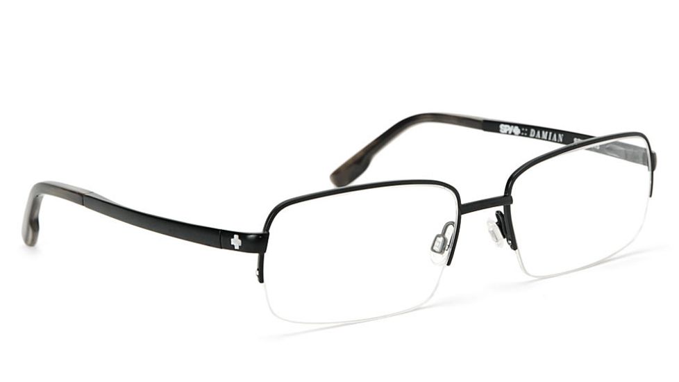 Spy Optic Single Vision Prescription Eyeglasses - Damian 54 - Matte Black Frame SRX00013RX