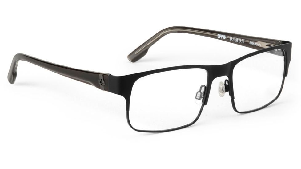 Spy Optic Single Vision Prescription Eyeglasses - Damon 53 - Matte Black Frame SRX00074RX
