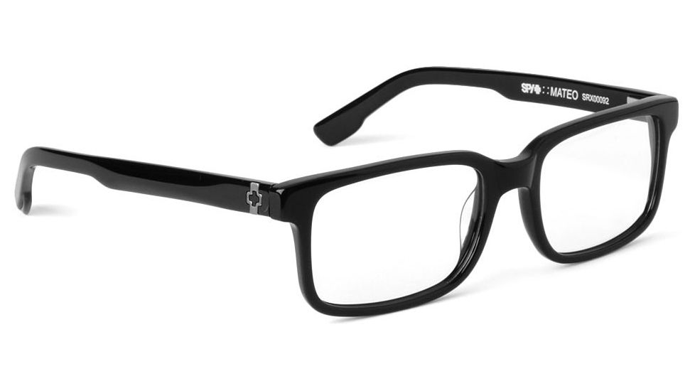 Spy Optic Single Vision Prescription Eyeglasses - Mateo 52 - Black Frame SRX00092RX