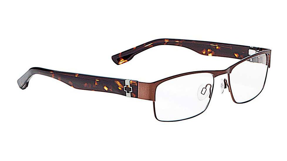 Spy Optic Single Vision Prescription Eyeglasses - Trenton 55 - Chestnut/Dark Tort Frame SRX00055RX