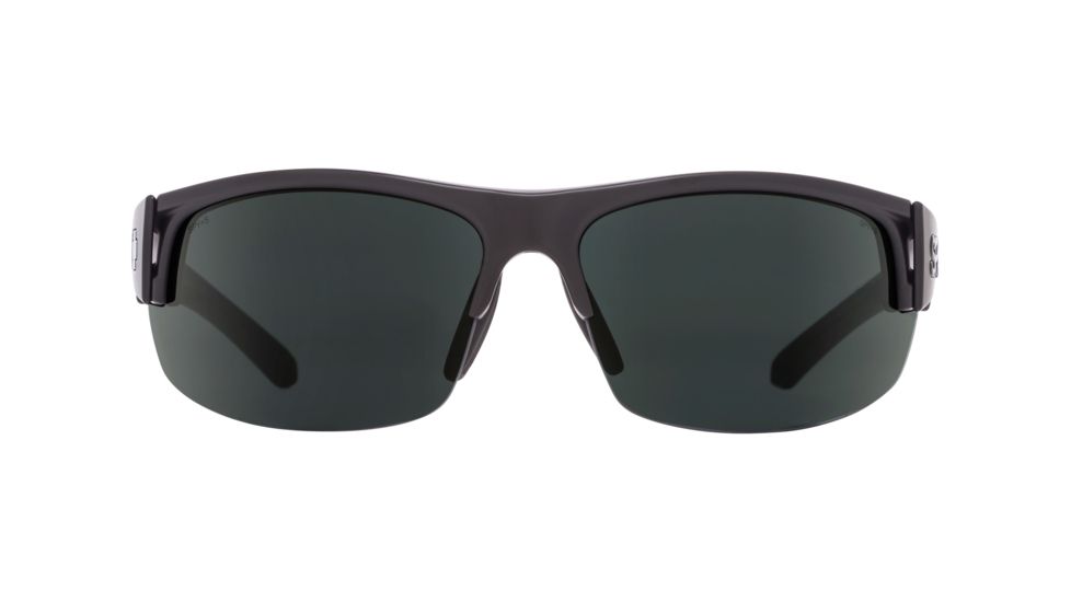 Spy Optic Sprinter Sunglasses, Matte Black Ansi Rx Frame, Happy Gray/Green Lens, 673502243863