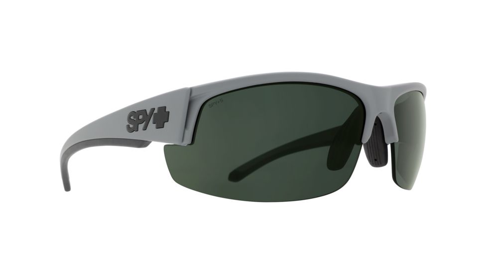 Spy Optic Sprinter Sunglasses, Primer Gray Ansi Rx Frame, Happy Gray/Green Lens, 673502794863