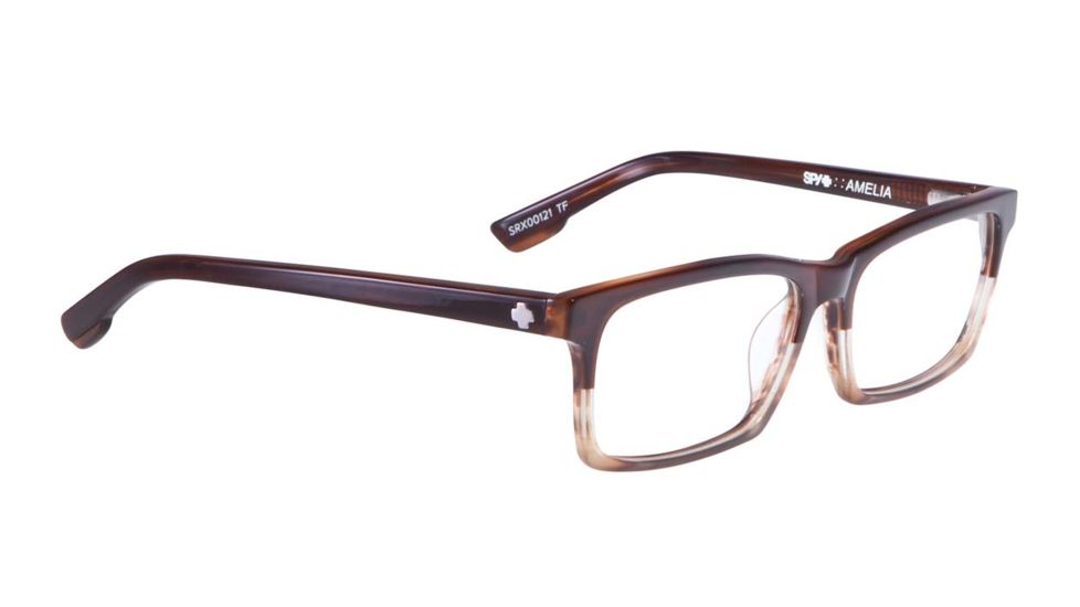 Spy Optic Amelia Single Vision Prescription Eyeglasses, Terra Fade Frame-SRX00121SV