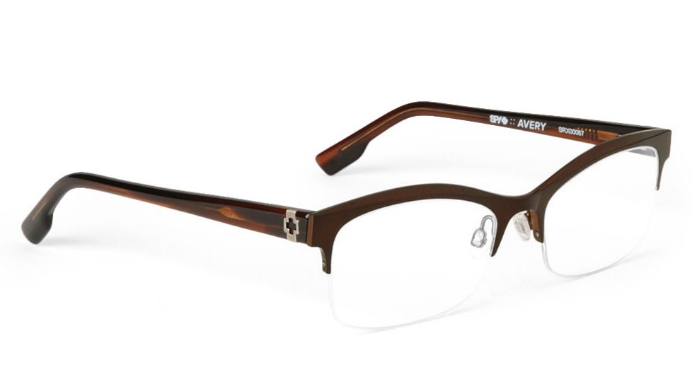 Spy Optic Avery Eyeglasses - Mahogany Frame &amp; Clear Lens SRX00067