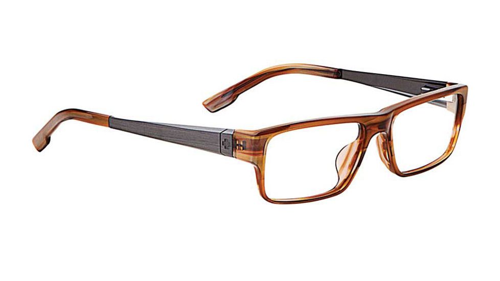 Spy Optic Prescription Eyeglasses Bixby Single Vision Brown Horn Frame