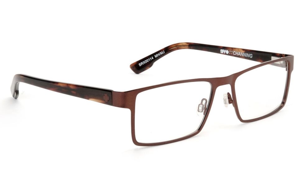 Spy Optic Single Vision Prescription Eyeglasses - Channing 53 - Mahogany/Mojave Frame w/ Digital Lenses SRX00114RX