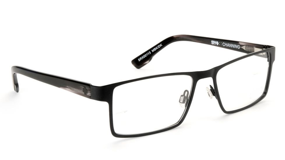 Spy Optic Single Vision Prescription Eyeglasses - Channing 53 - Matte Black/Dusk Frame w/ Digital Lenses SRX00113RX