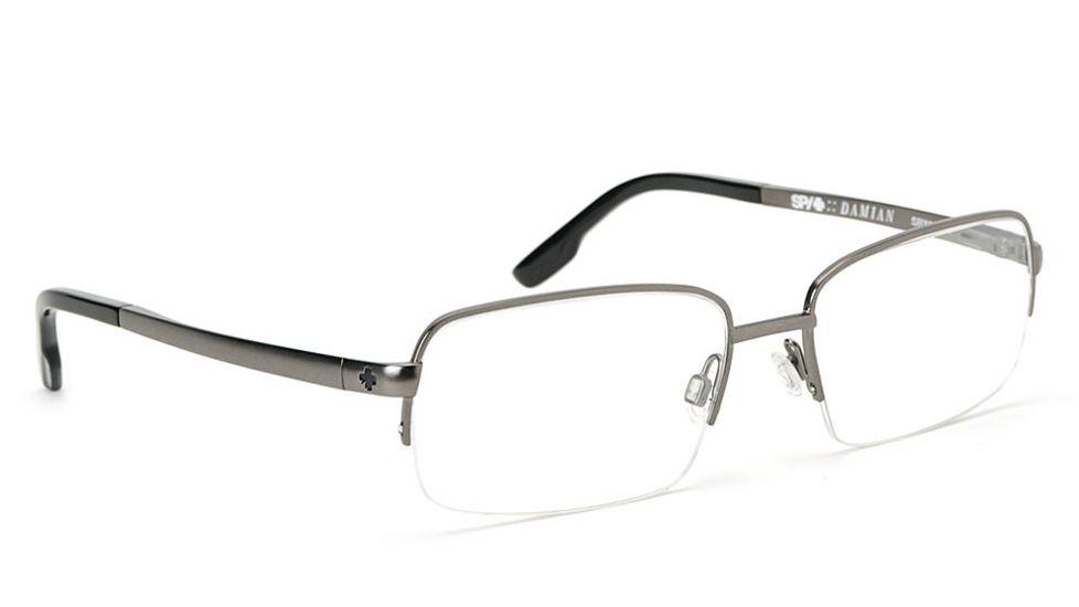 Spy Optic Damian Eyeglasses - Gunmetal Frame &amp; Clear Lens SRX00014