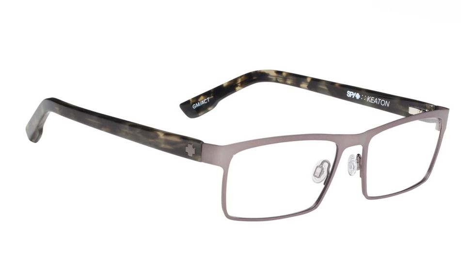 Spy Optic Keaton Progressive Prescription Eyeglasses, Gunmetal/ Army Camo Tortoise Frame-573255103000PR