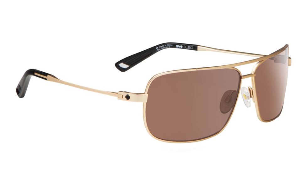 Spy Optic Leo Progressive Prescription Sunglasses, Brass Frame, Happy Bronze Lens-673238801865PR
