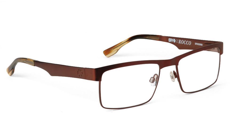 Spy Optic Rocco Eyeglasses - Mahogany Frame &amp; Clear Lens SRX00063