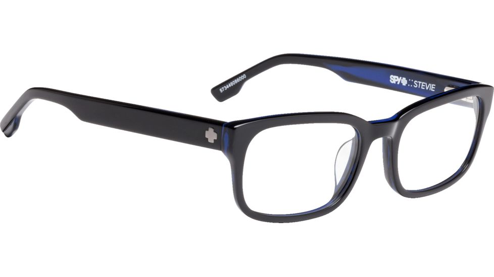 Spy Optic Stevie Progressive Prescription Eyeglasses, Black/Blue Horn Frame, 573446086000PR
