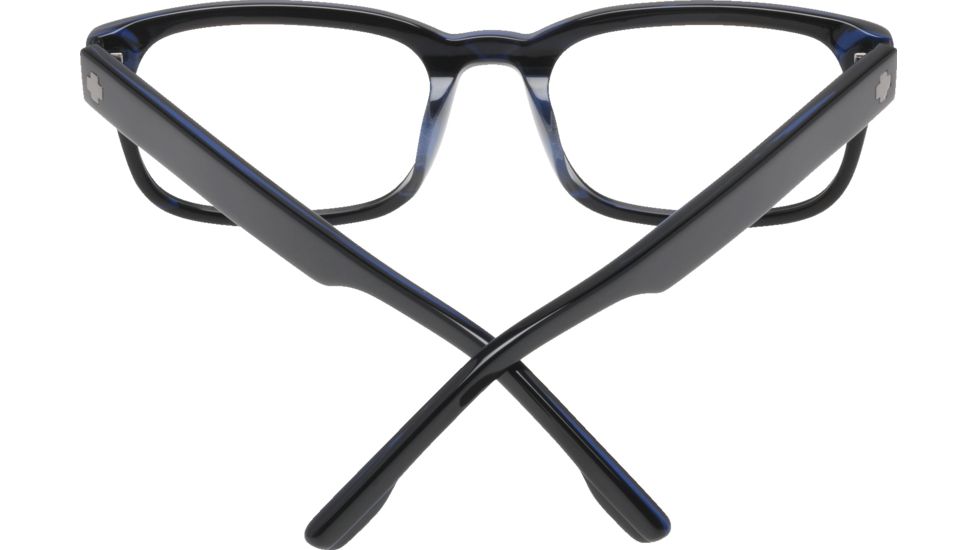 Spy Optic Stevie Progressive Prescription Eyeglasses, Black/Blue Horn Frame, 573446086000PR