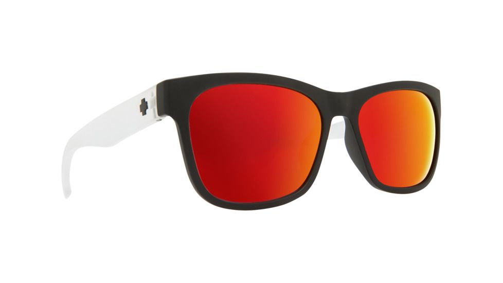 Spy Optic Sundowner Progressive Prescription Sunglasses, Matte Black/Matte Crystal Frame, 673513080765PR