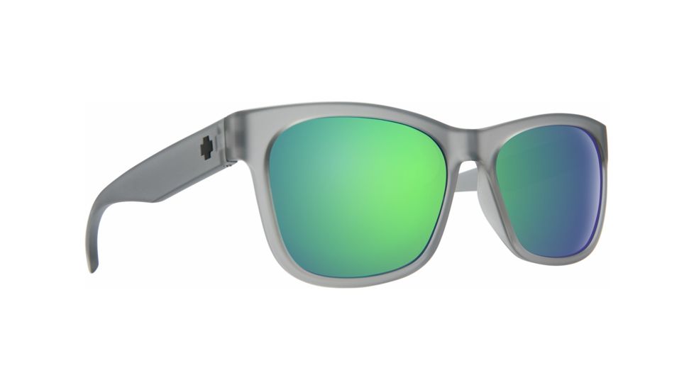 Spy Optic Sundowner Single Vision Prescription Sunglasses, Matte Translucent Smoke Frame, 673513079738SV