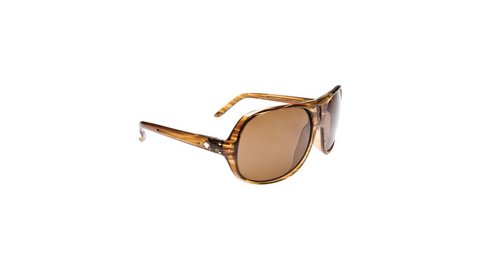 Spy Optic Stratos Sunglasses Brown Stripe Tort - Bronze Lenses