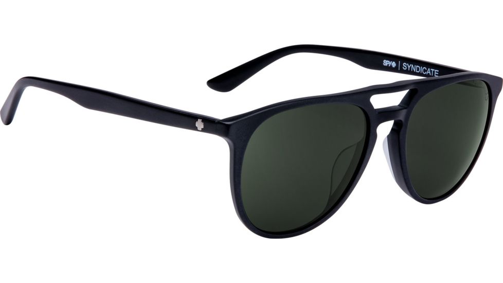 Spy Optic Syndicate Progressive Prescription Sunglasses, Matte Black Frame, 873525973863PR