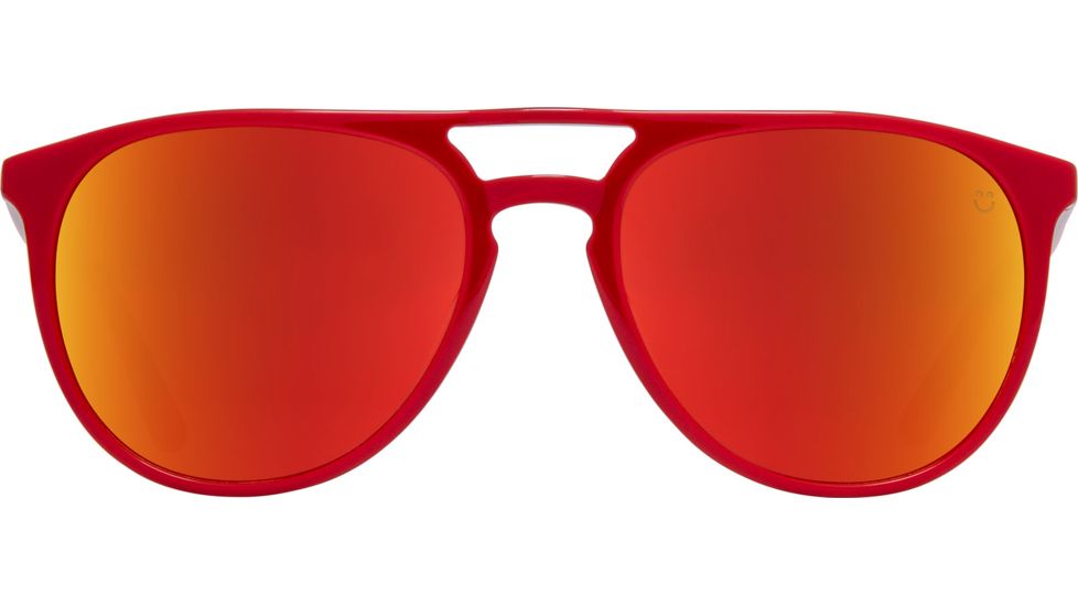 Spy Optic Syndicate Progressive Prescription Sunglasses, Red/Black Frame, 873525193365PR