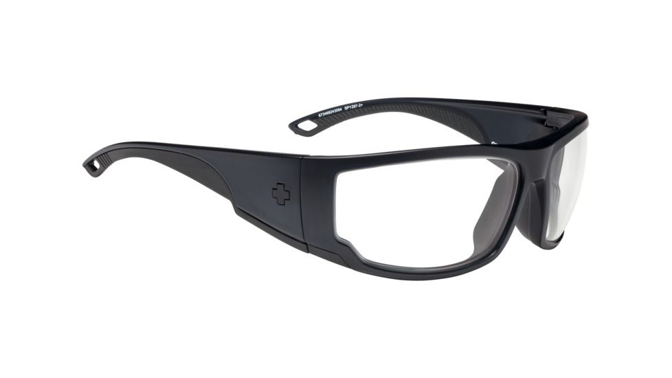 Spy Optic Tackle Single Vision Prescription Sunglasses, Matte Black Ansi Rx Frame, 673468243094SV