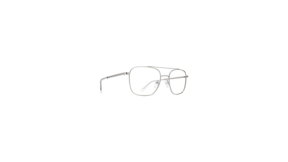Spy Optic Tamland 53 Men's Sunglasses, Silver Clear Matte Frame, Clear Lens, Medium, 43505