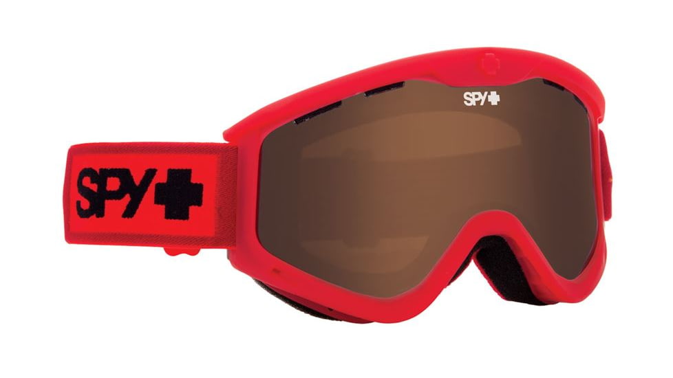 Spy Optic Targa 3 Ski Goggles - Elemental RedFrame, Bronze Lens, 310809196069