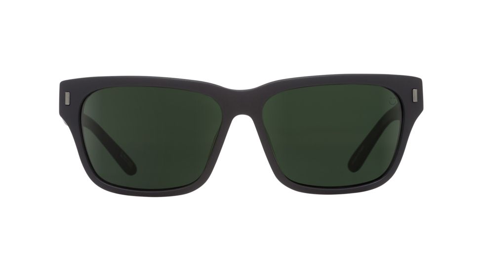 Spy Optic Tele Single Vision Prescription Sunglasses, Matte Black Frame, Polarized, 673361374864SV