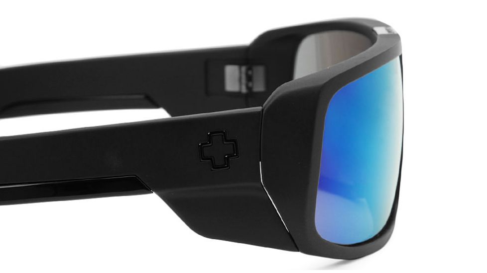 Spy Optic Touring Sunglasses w/ Matte Black Frame &amp; Grey Blue Multilayer Lens