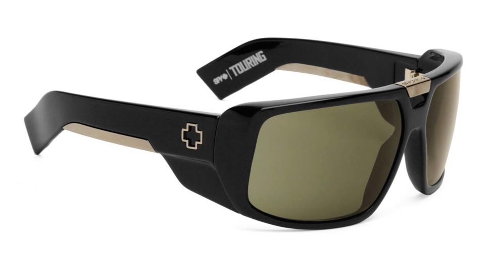 Spy Optic Touring Bifocal Prescription Sunglasses, Black Frame, Grey Green Lens-670795062133BI
