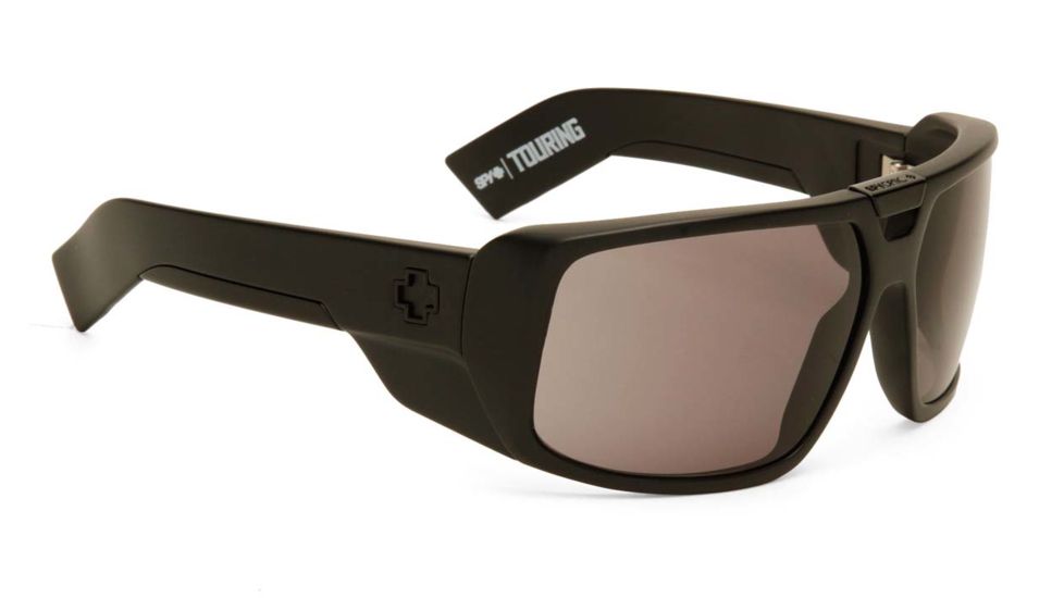 Spy Optic Touring Bifocal Prescription Sunglasses, Matte Black Frame, Grey Lens-670795374129BI