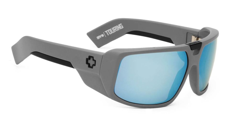 Spy Optic Touring Bifocal Prescription Sunglasses, Primer Grey Frame, Grey w/Blue Spectra Lens-670795865139BI