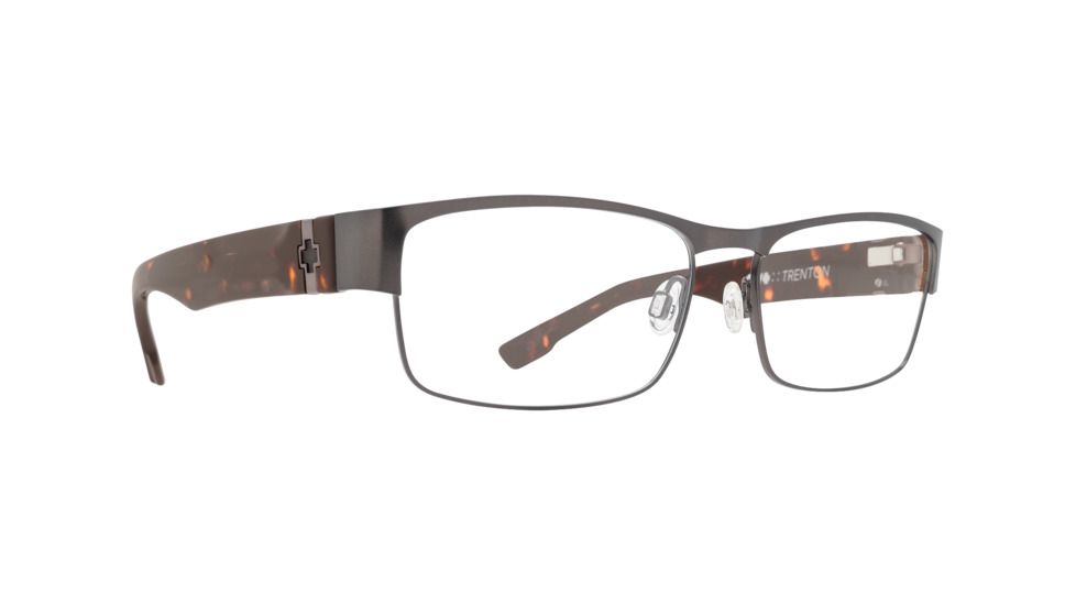 Spy Optic Trenton Eyeglass Frame, Brushed Gunmetal/Matte Tortoise, 573487397000
