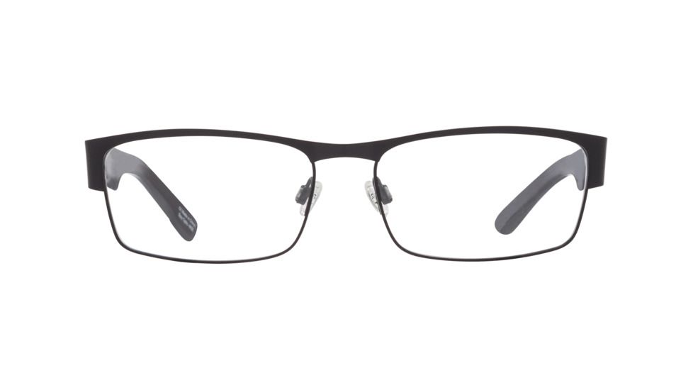 Spy Optic Trenton Single Vision Prescription Eyeglasses, Matte Black/Matte Black Frame, 573487849000SV